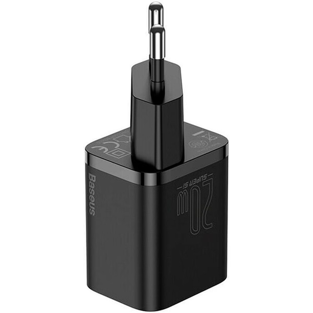 Сетевое зарядное устройство Baseus "CCSUP-B01", Super SiQuick, Charger Type-C, 20W, Black