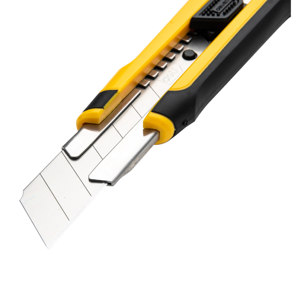 Нож для бумаги Deli "EDL025", 25 мм, усиленный