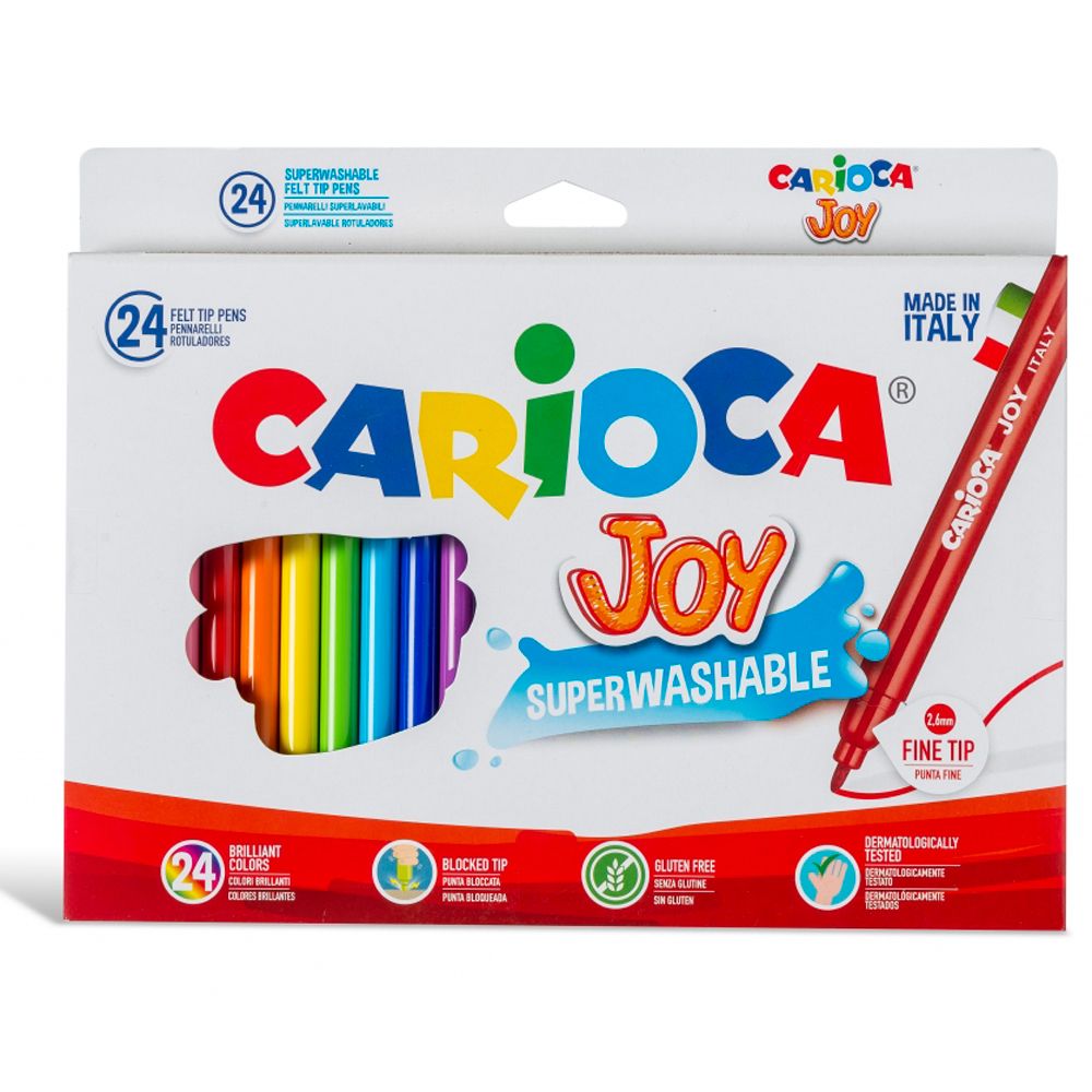 Фломастеры "Carioca Joy", 24 шт