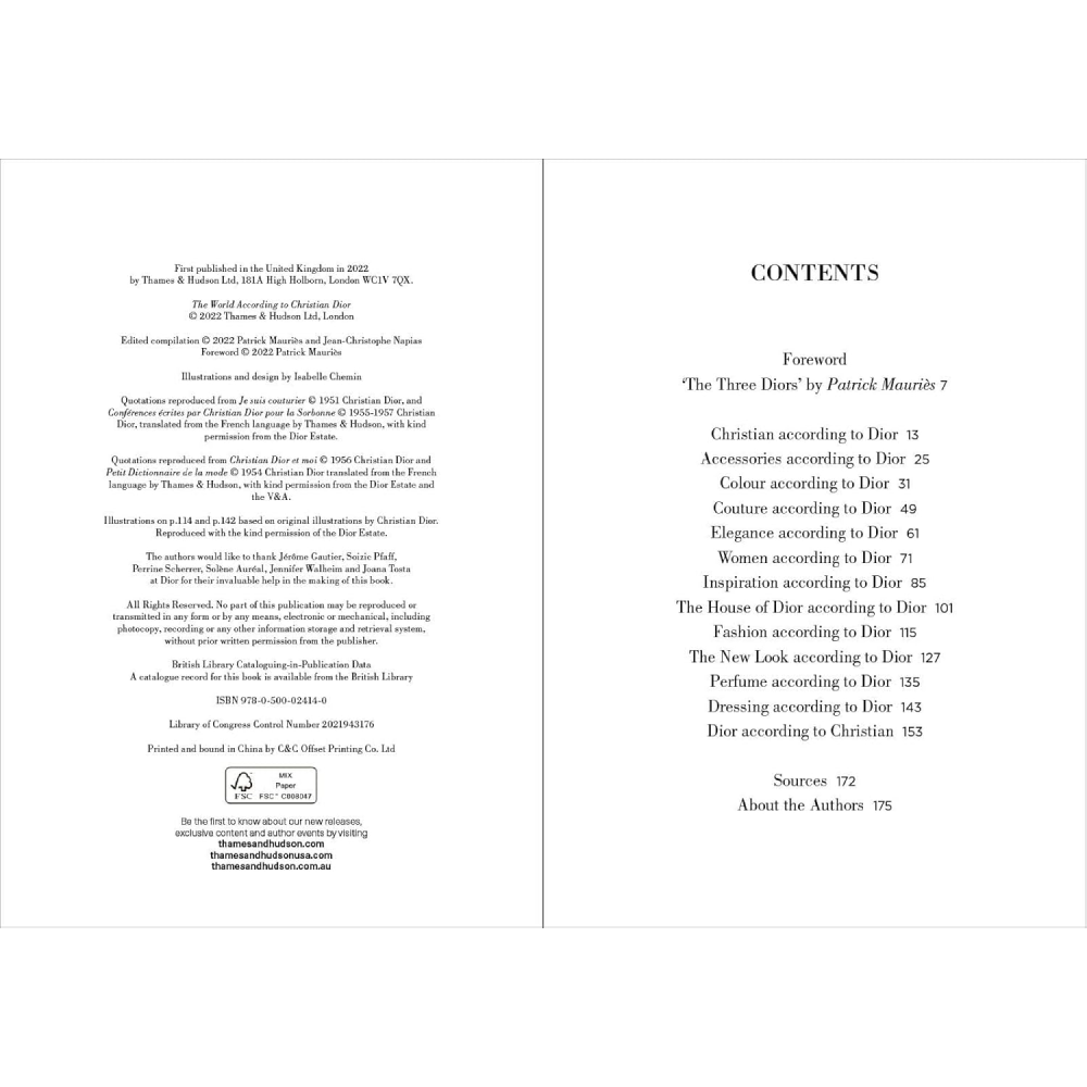 Книга на английском языке  "The World According to Christian Dior", Mauriès P. - 3