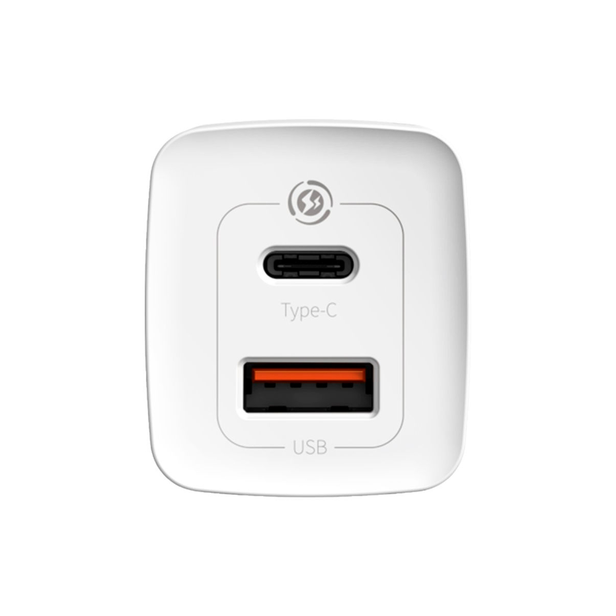 Сетевое зарядное устройство Baseus CCGAN2L-B02 GaN2 Lite Quick Charger Type-C+USB 65W White - 3