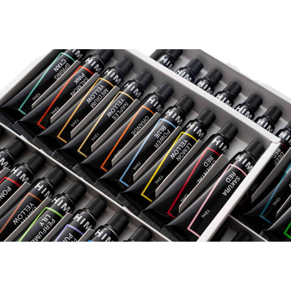 Краски акриловые "Himi.New vision", 24 цвета, тубы - 2