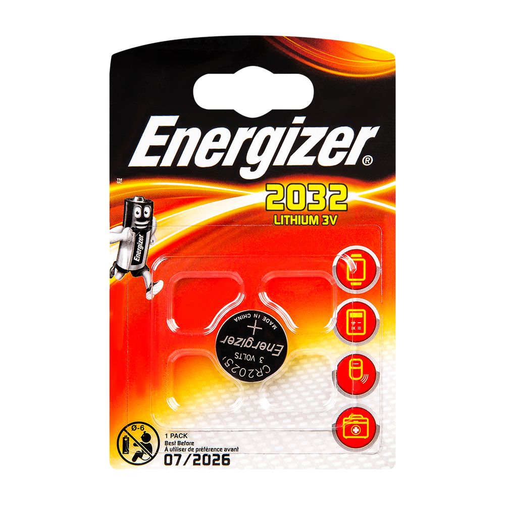 Батарейка литиевая дисковая Energizer "CR2032"