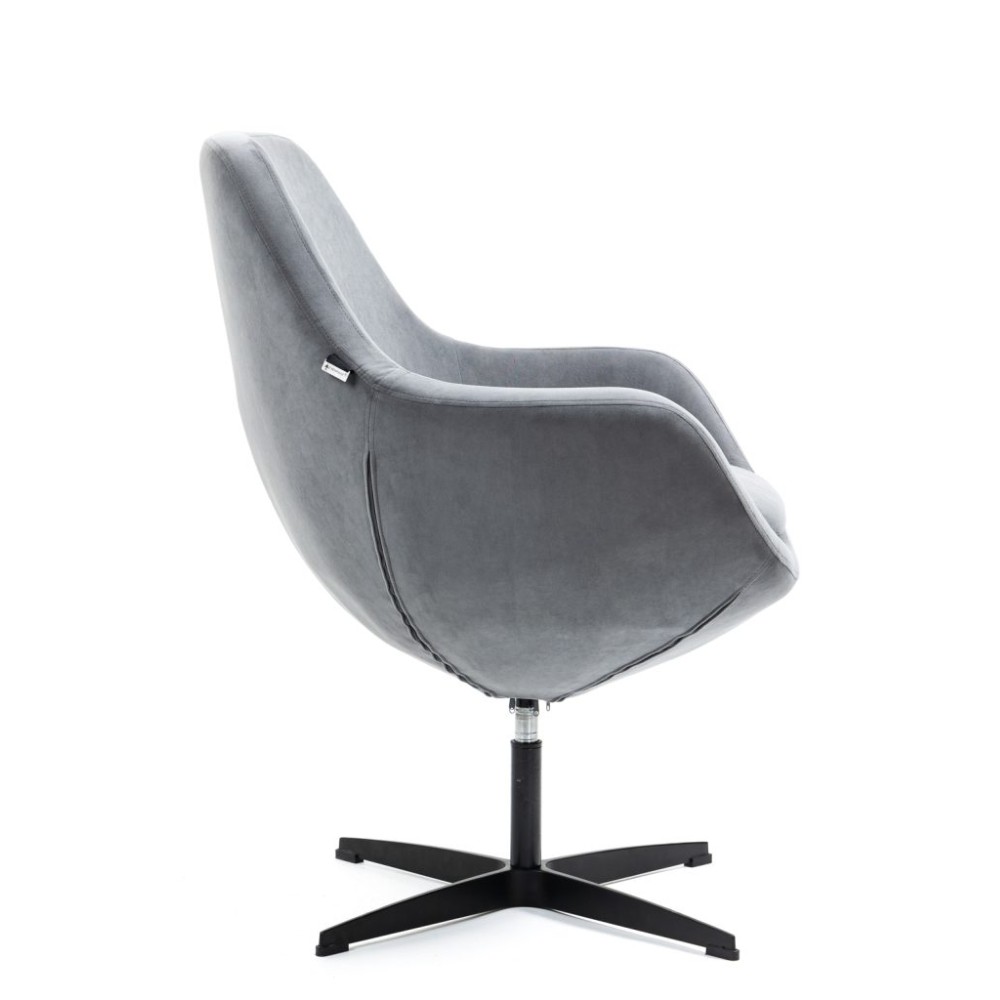 Кресло мягкое EVERPROF Rocky, ткань, серый, металл - 3