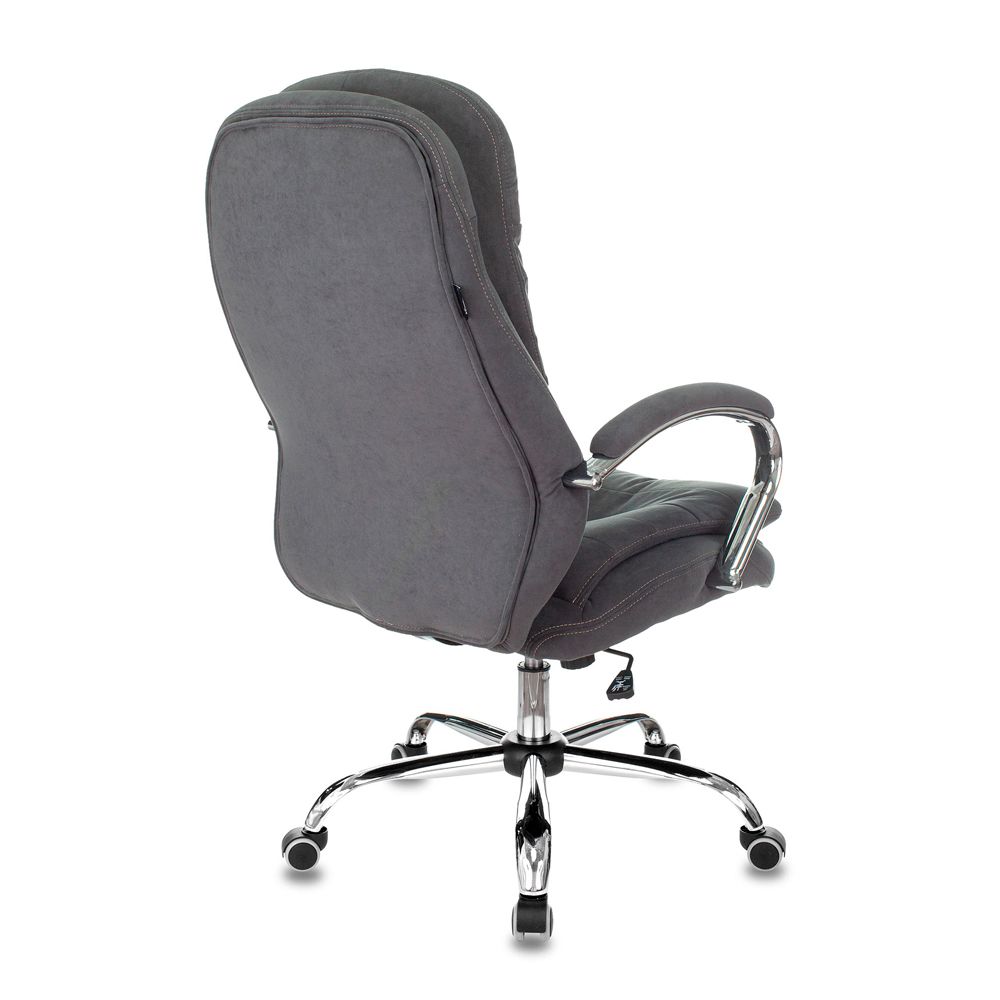 Кресло руководителя "Бюрократ T-9950SL Fabric", ткань, металл, серый - 4
