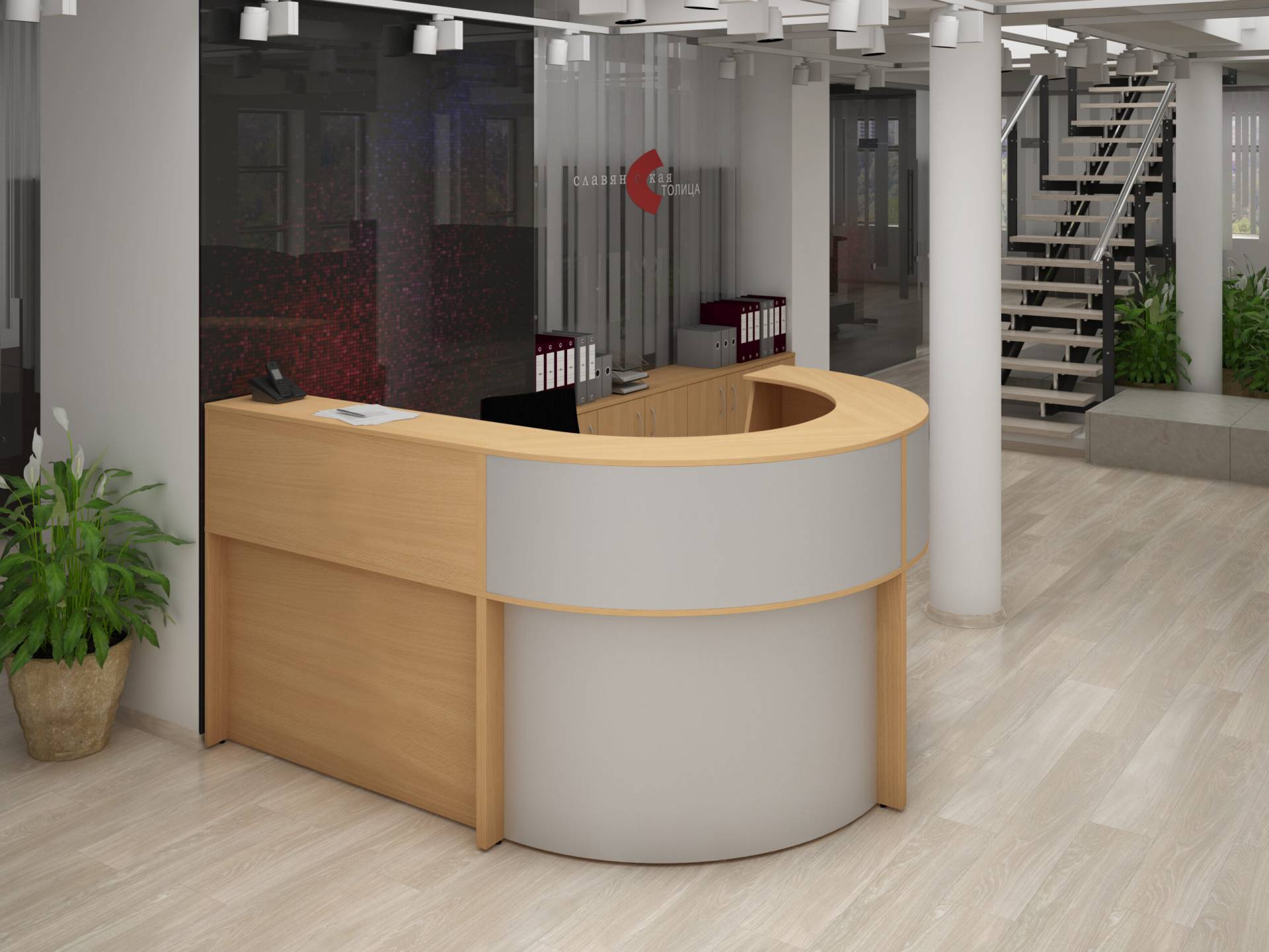 Коллекция Столица стойка угловая С-060, 900х900х1150 мм, дуб сонома - 11