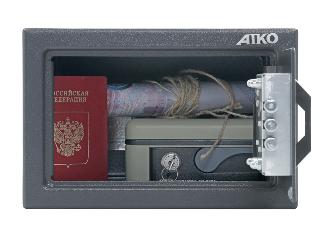 Мебельный сейф AIKO Т-170 EL, 170x260x230 мм - 3