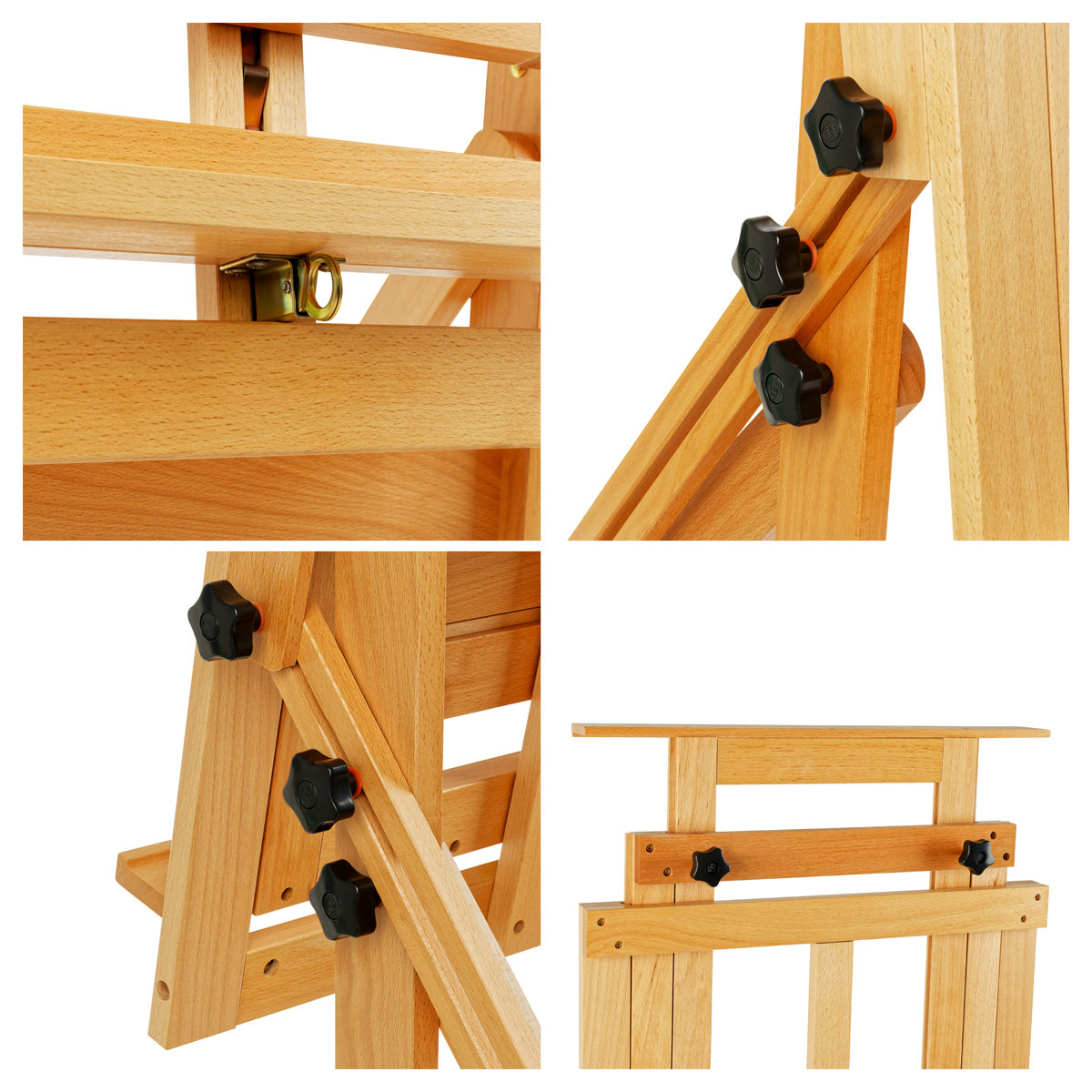 Мольберт-трансформер "Старый мастер", бук, 300 см, для двух холстов - 4