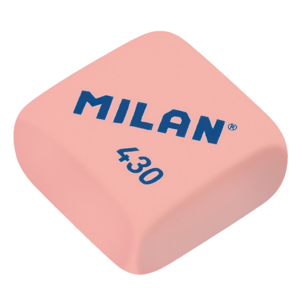 Ластик Milan "430", 1 шт, белый - 2