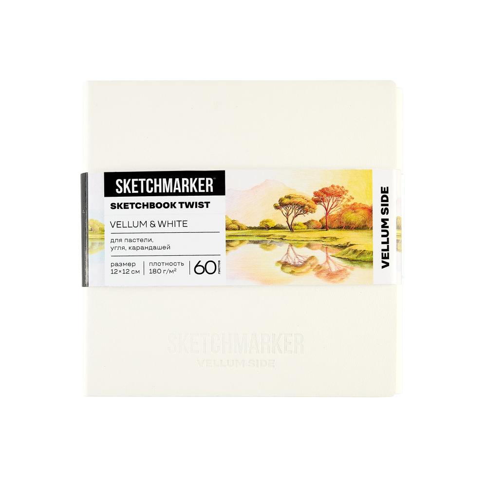 Скетчбук "Sketchmarker Sketch&Write", 12х12 см
