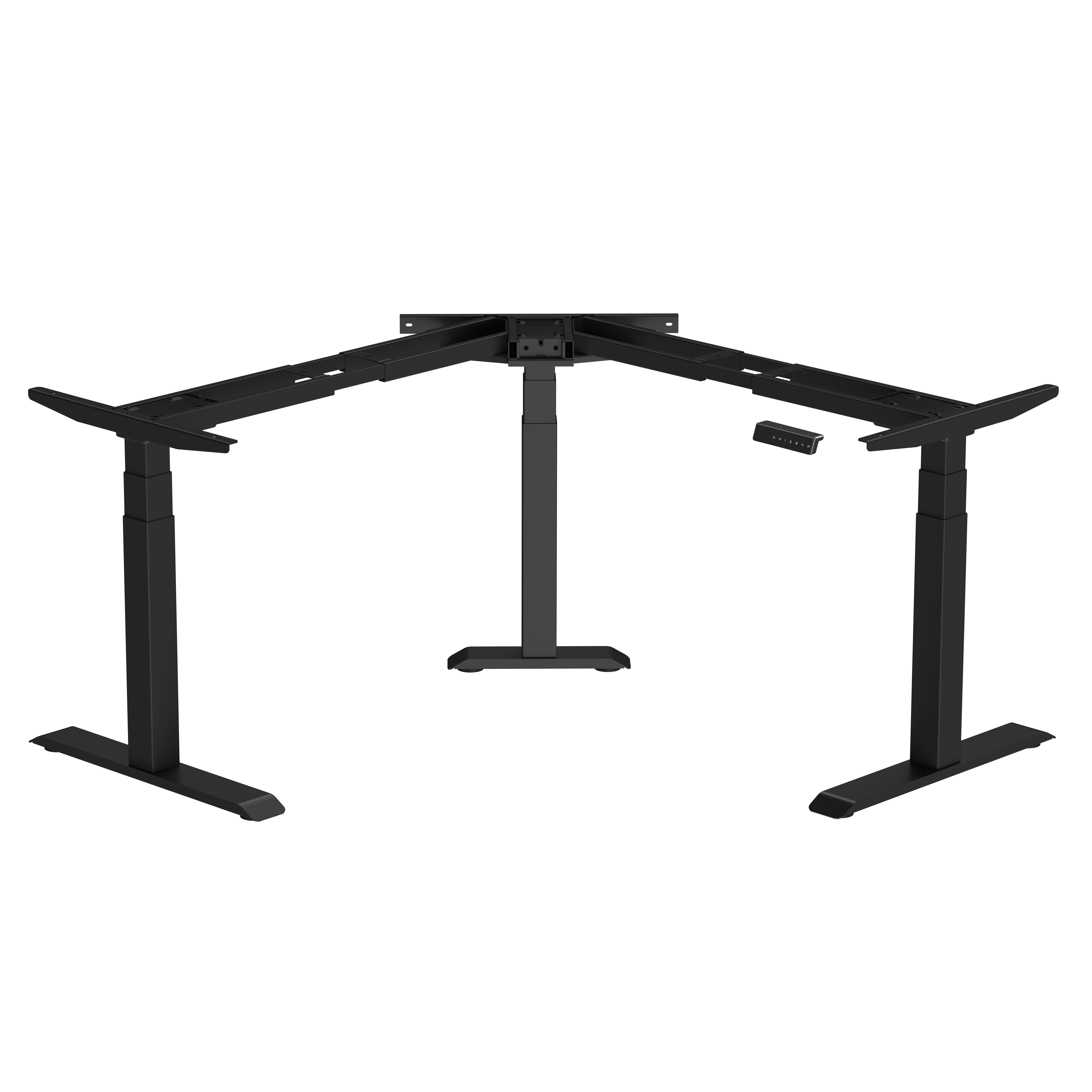Каркас стола с электроприводом трехмоторный AOKE, Well Desk Wing Pro, черный (AK3YJYT-TYZF3-90/120/180 BK) - 5