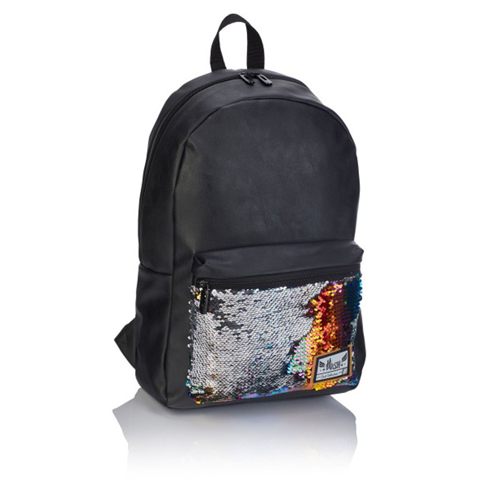 Рюкзак молодежный "Head Holographic Fashion", черный, золотой