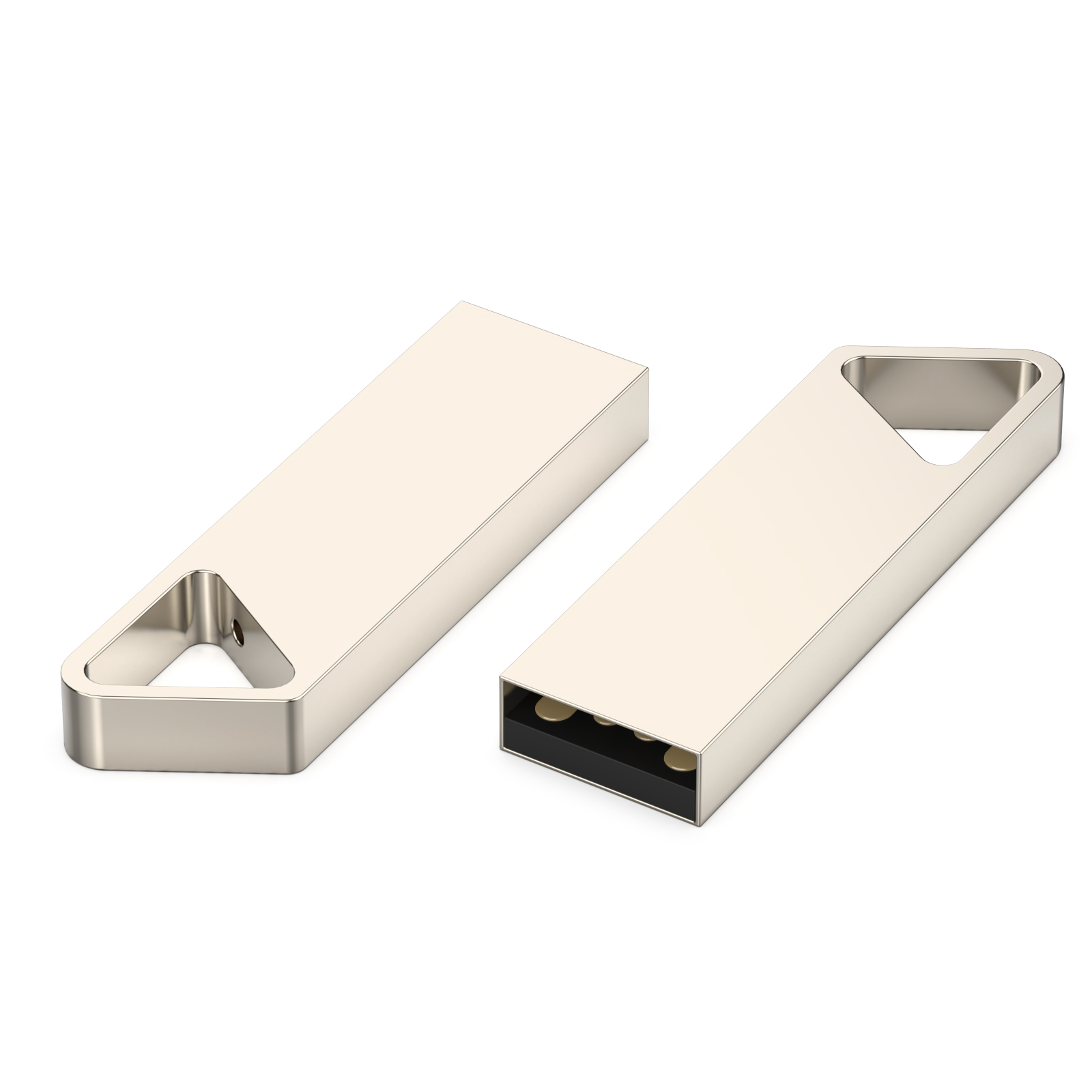 USB Flash накопитель 2.0 "Split", 32 Gb, металл, серебристый - 5