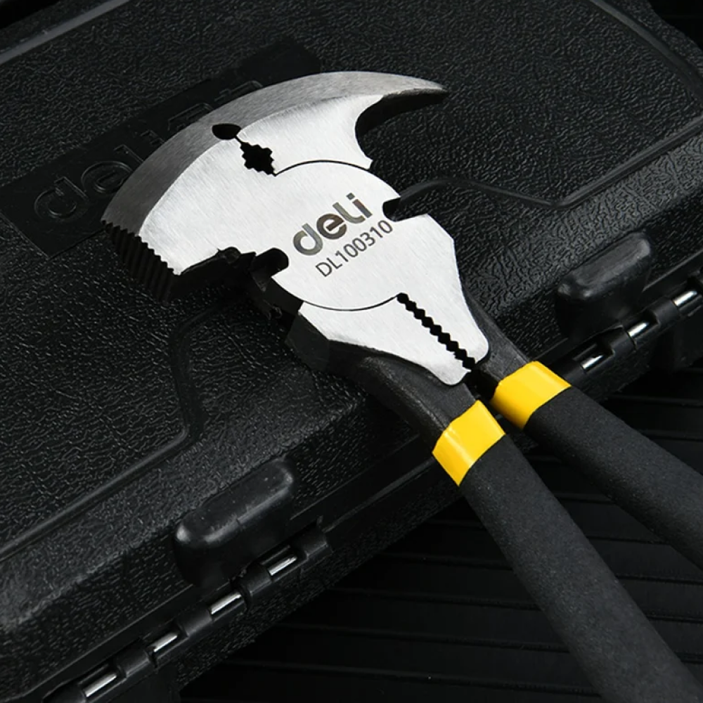 Плоскогубцы Deli YS EDL100310, для проволочных заграждений, 250 мм, 5-в-1 - 5