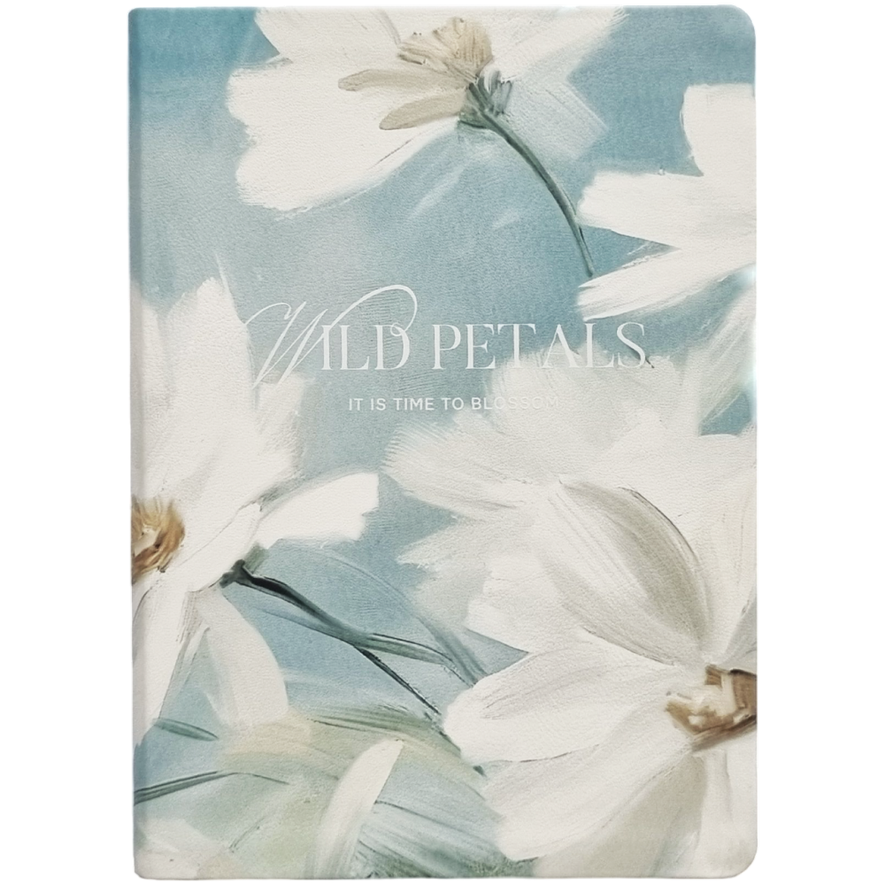 Ежедневник датированный "Petals", А5, 352 страницы, три цветка, 2026