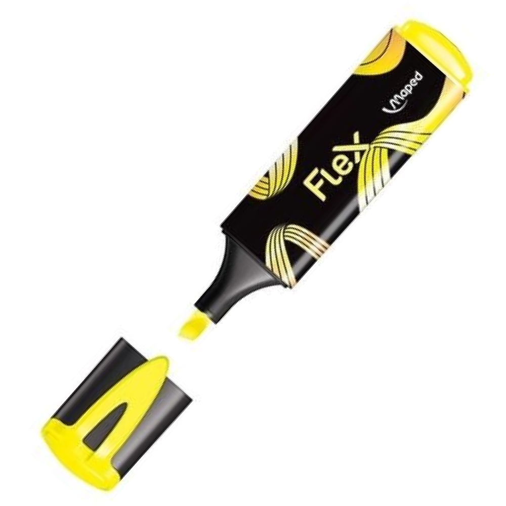 Маркер текстовый Maped "Fluo Flex", желтый
