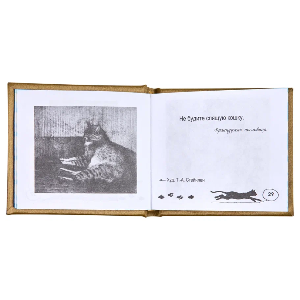 Книга-мини "Чудесная кошка, дарованная навеки", 67х59 мм, ассорти - 7