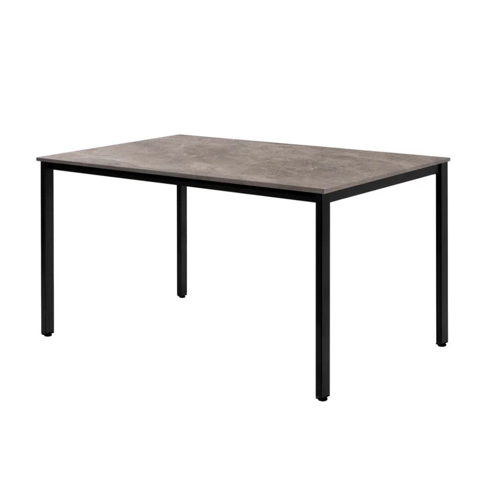 Стол Millwood Сеул, 1300х800 мм, металлокаркас черный