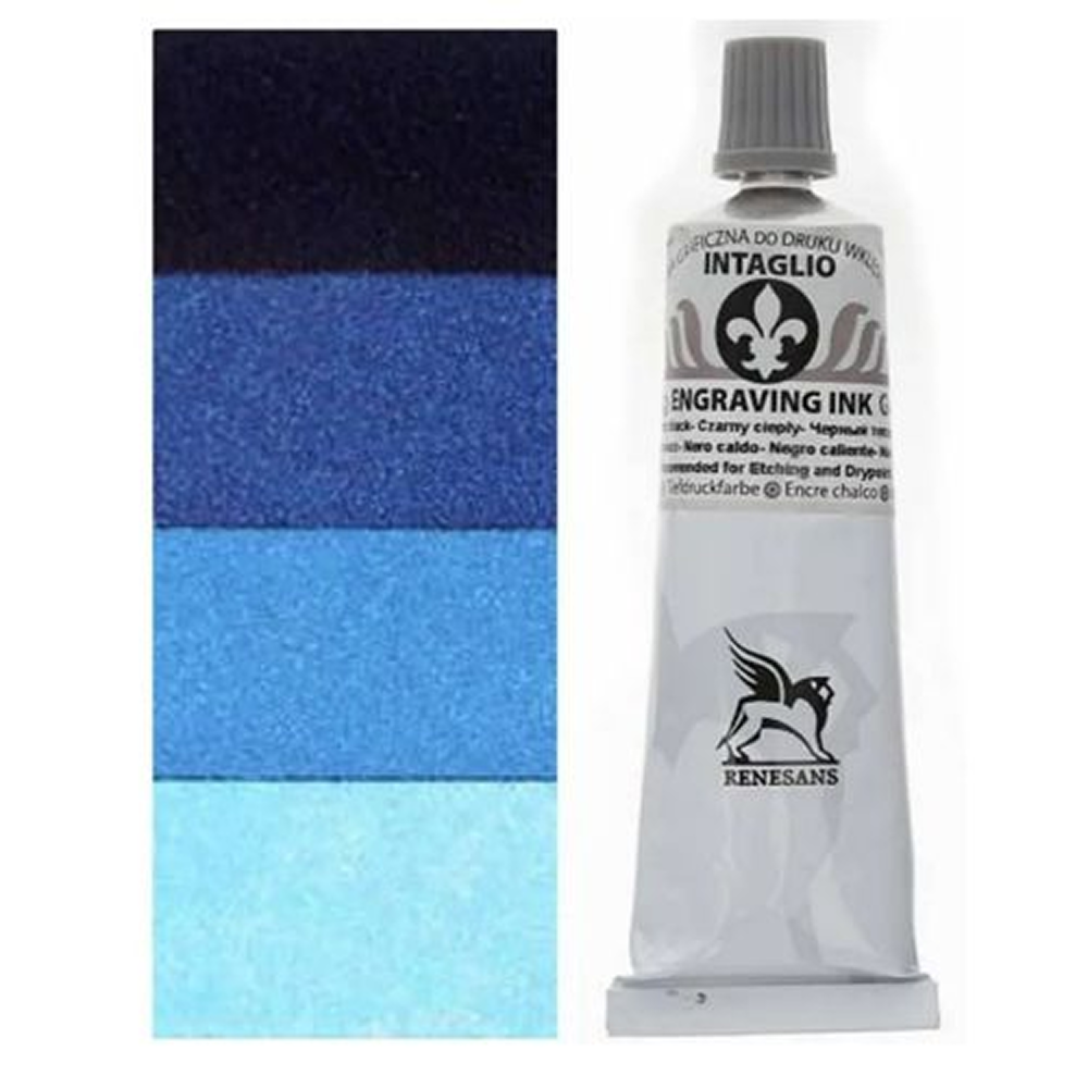 Краски для печати "Intaglio ink", 32 голубой циан, 60 мл
