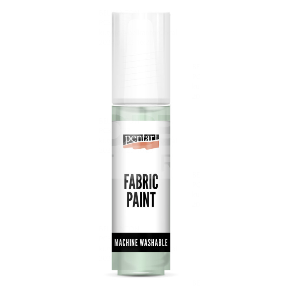 Краски для текстиля "Pentart Fabric paint", мятный, банка