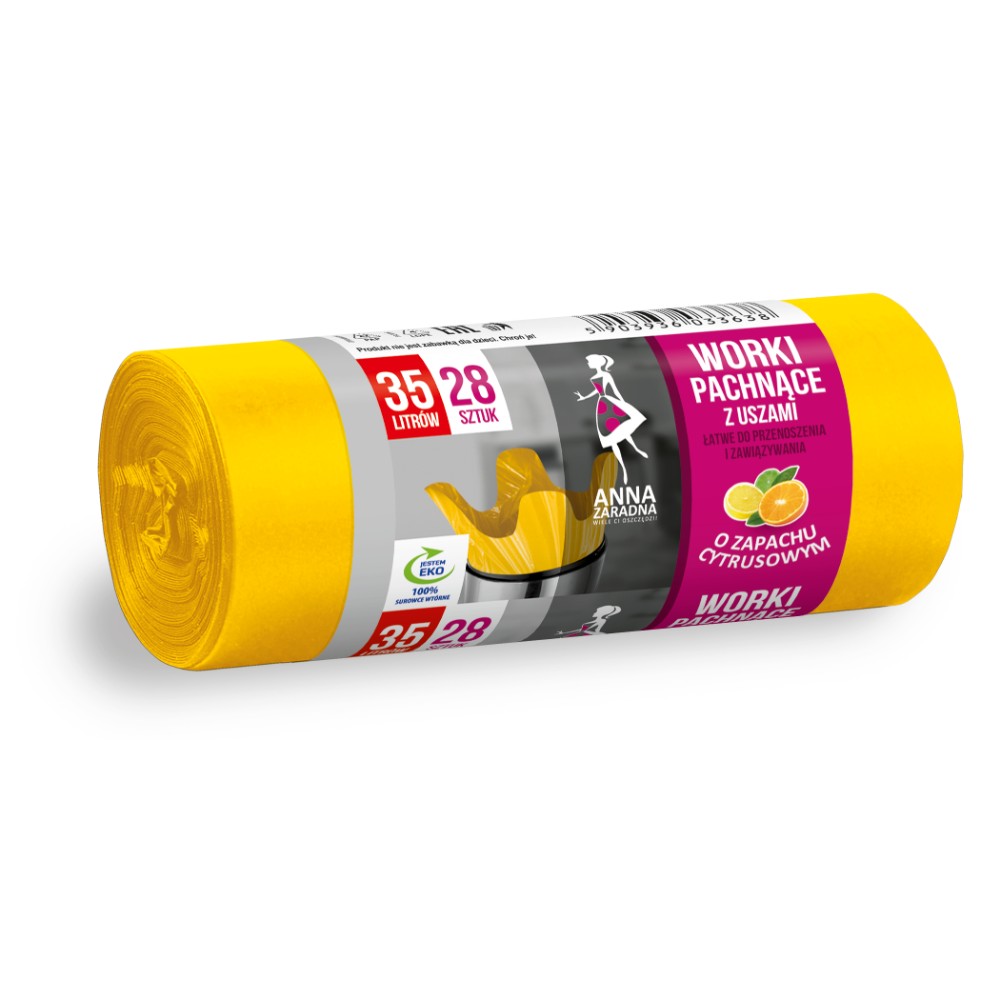 Мешки для мусора "Anna Zaradna", цитрусовый аромат