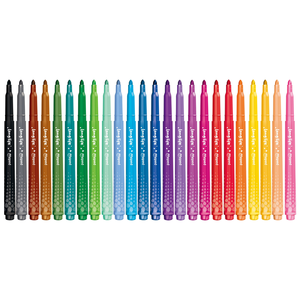 Фломастеры "Color Peps Long Life", 24 шт