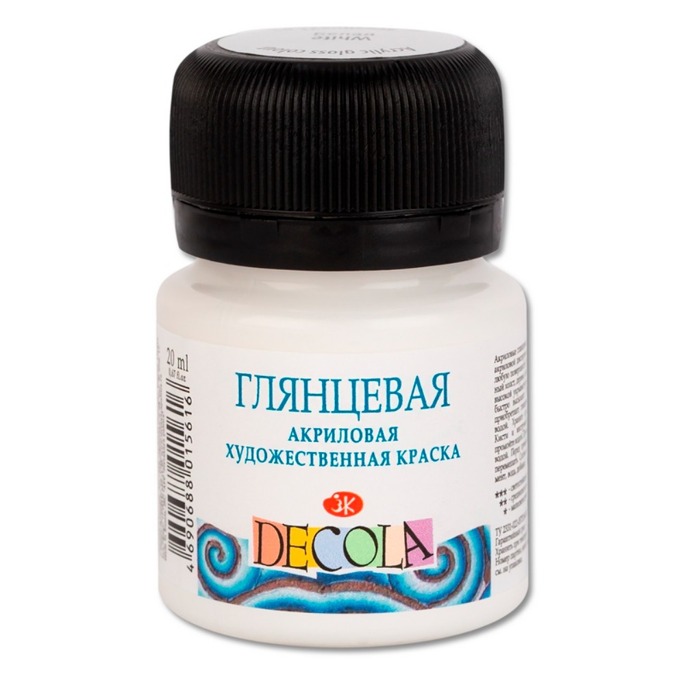 Краска акриловая глянцевая "Декола"