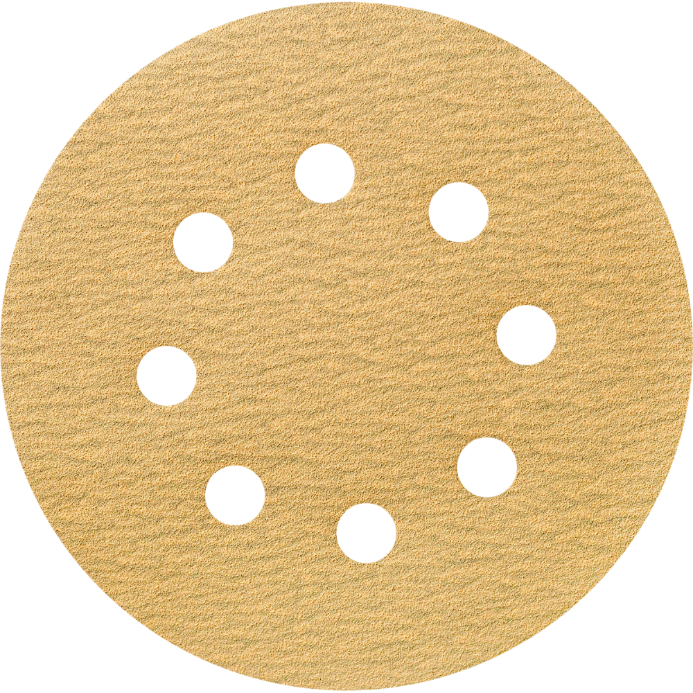 Круг шлифовальный абразивный Krugo Master, 8 отверстий, d125, p.800, 10 штук