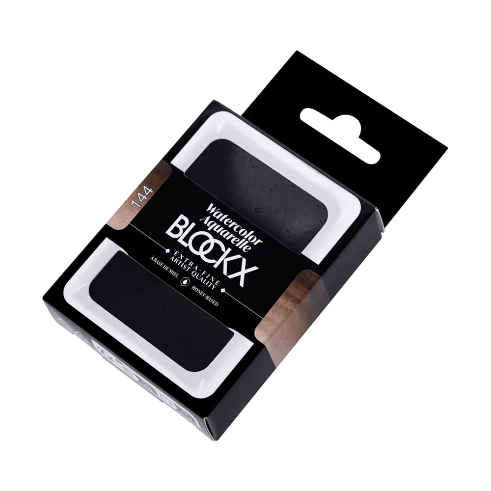 Краски акварельные "Blockx. Giant pan", 144 сепия, 18 мл., кювета - 2