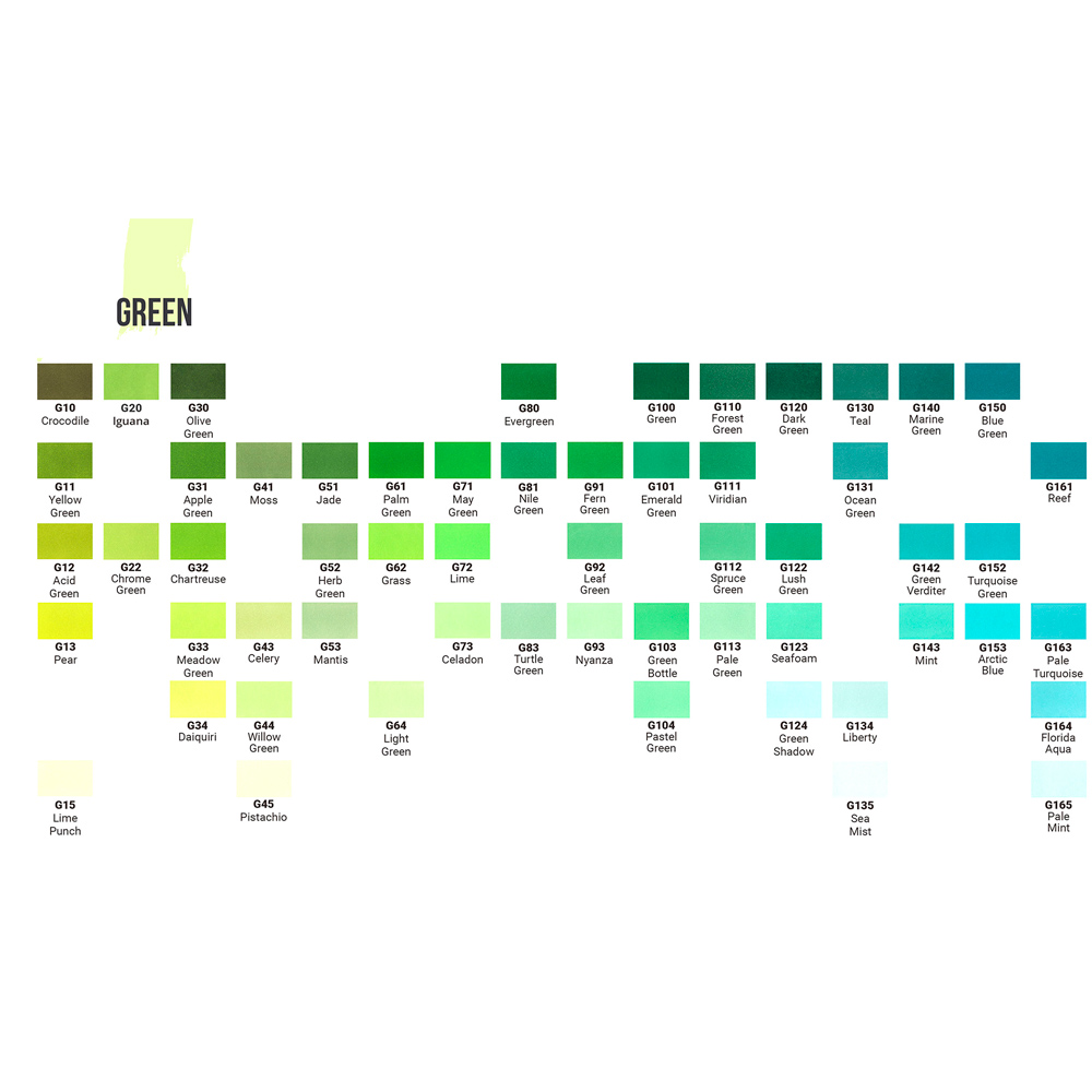 Маркер перманентный двусторонний "Sketchmarker Brush", G161 риф - 2