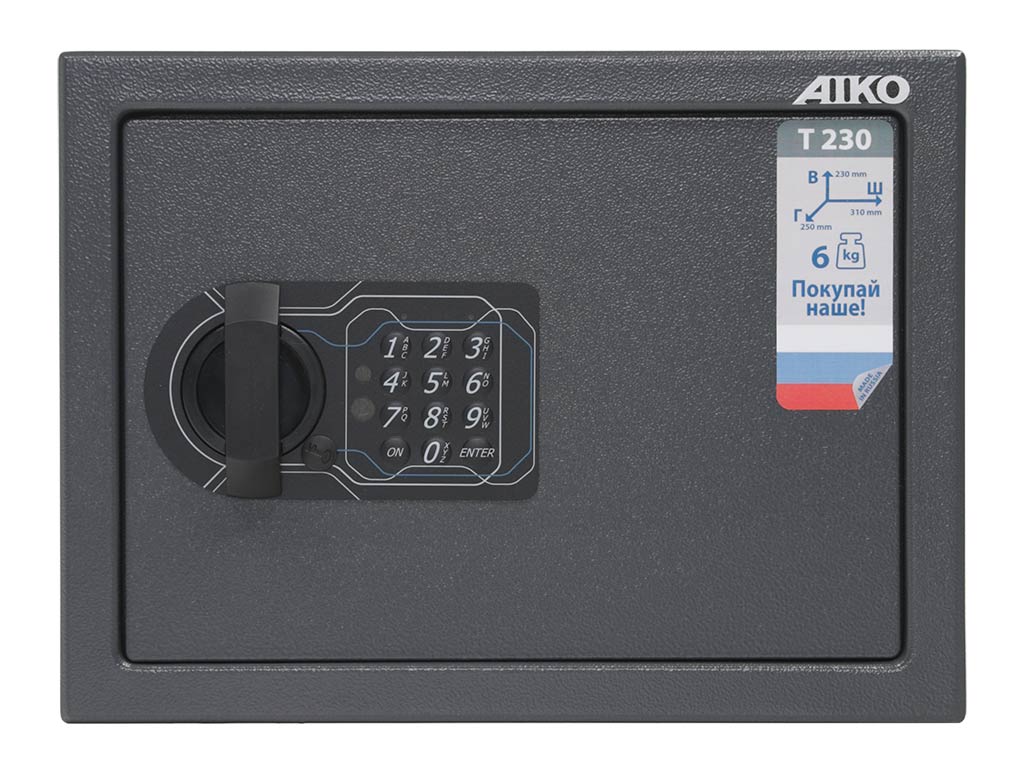 Мебельный сейф AIKO Т-230 EL, 230x310x250 мм - 5