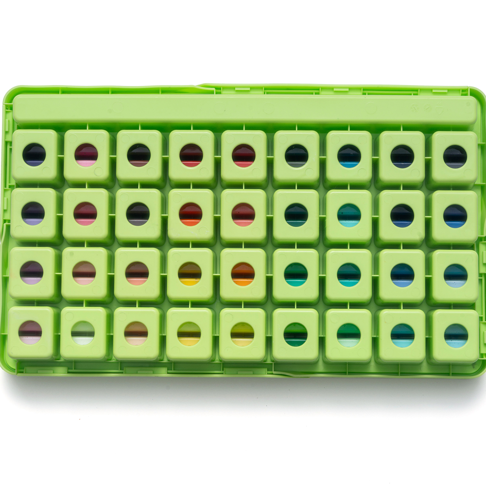 Краски гуашевые "Himi Jelly Cup", набор 72 цветов, 12 мл, кювета, пластиковый футляр - 3