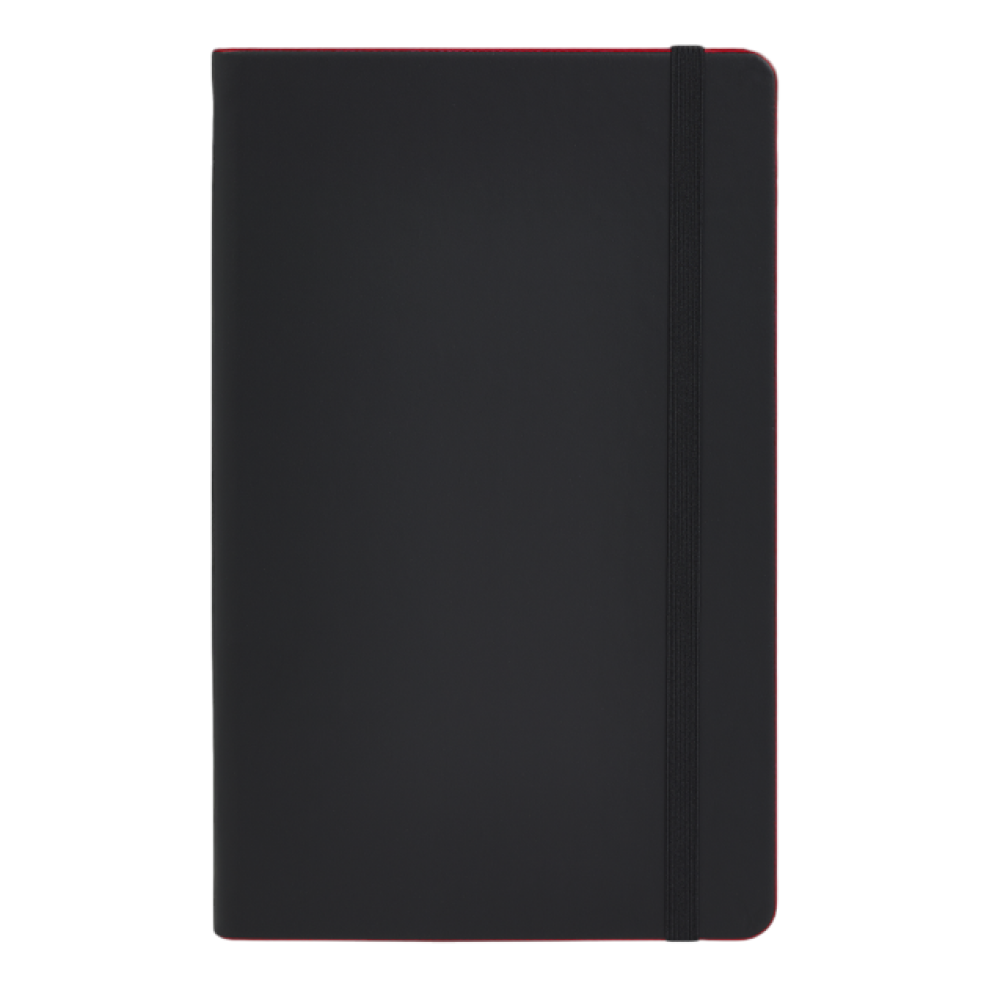 Блокнот "Black laser red", А5, 96 листов, черный, срез красный - 2