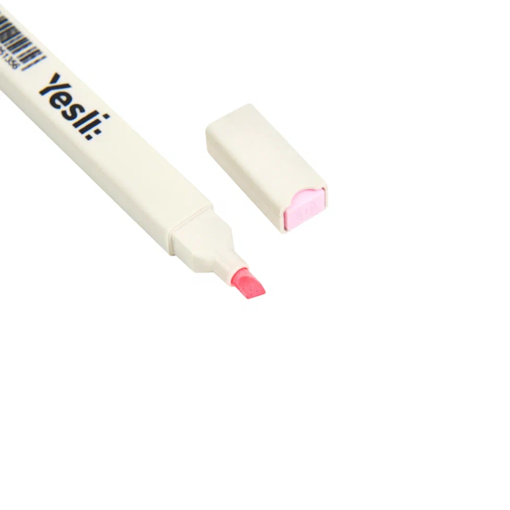 Маркер текстовый "Yesli", розовый