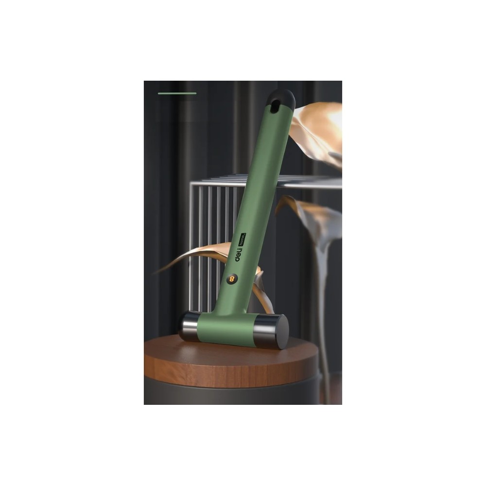 Молоток Deli HS EHT7008C, 0,25 кг, Soft Touch, оранжевый - 13