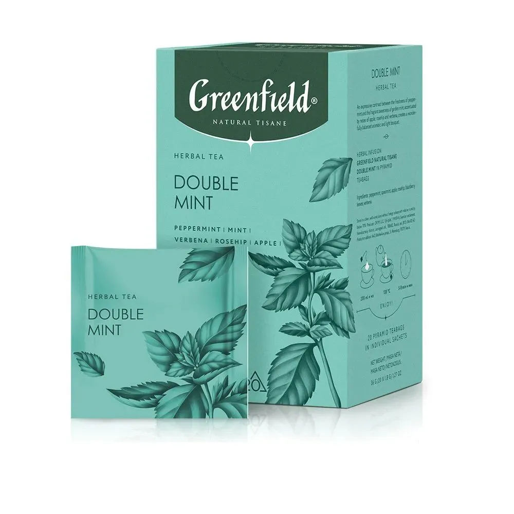 Чайный напиток "Greenfield Tisane Double Mint"