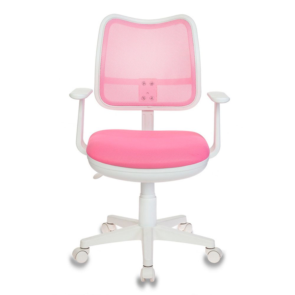 Кресло для детей "Бюрократ CH-W797", сетчатая ткань, пластик, розовый