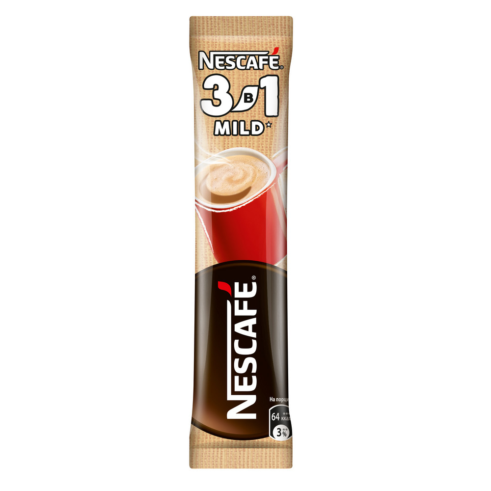 Кофейный напиток "Nescafe" 3в1 мягкий, растворимый, 16 г - 11