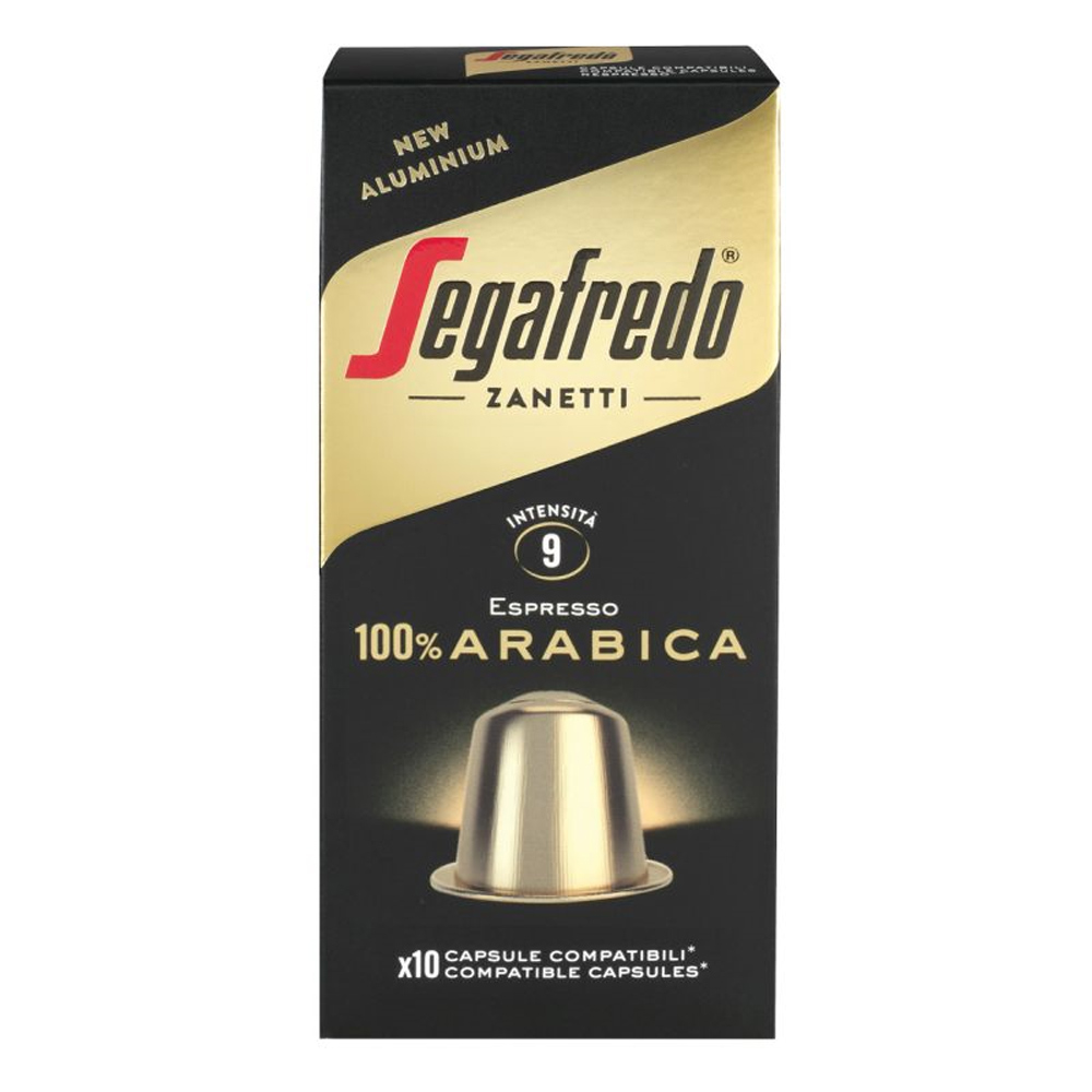 Капсулы "Segafredo" Arabica для кофемашин Nespresso, 10 порций