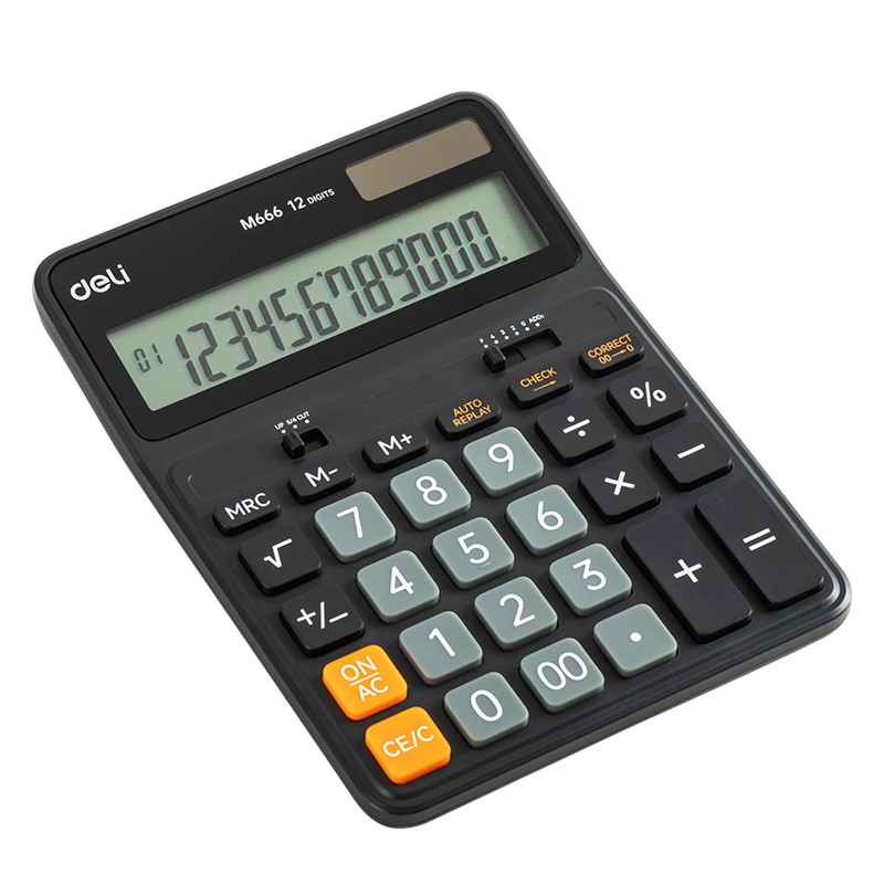 Калькулятор настольный Deli "M666"
