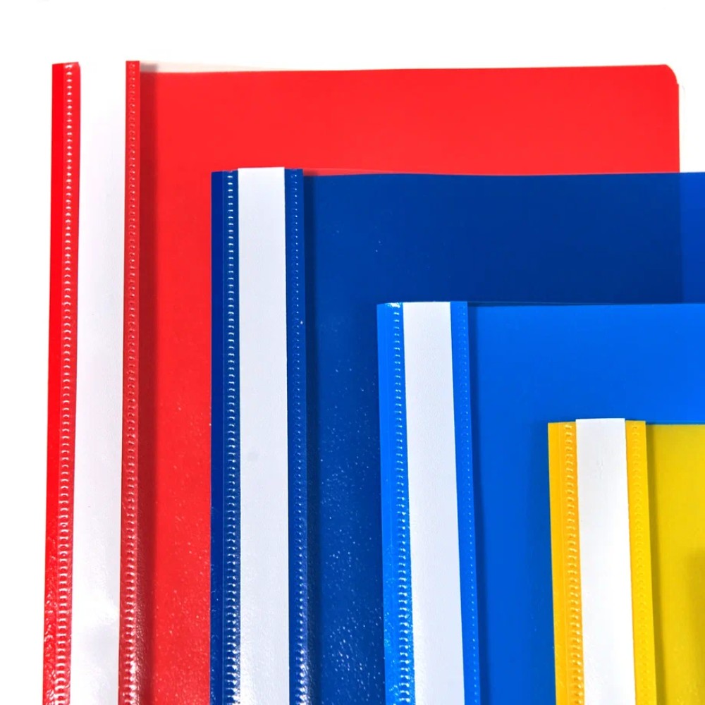 Папка-скоросшиватель "Panta Plast", А4, темно-синий - 5