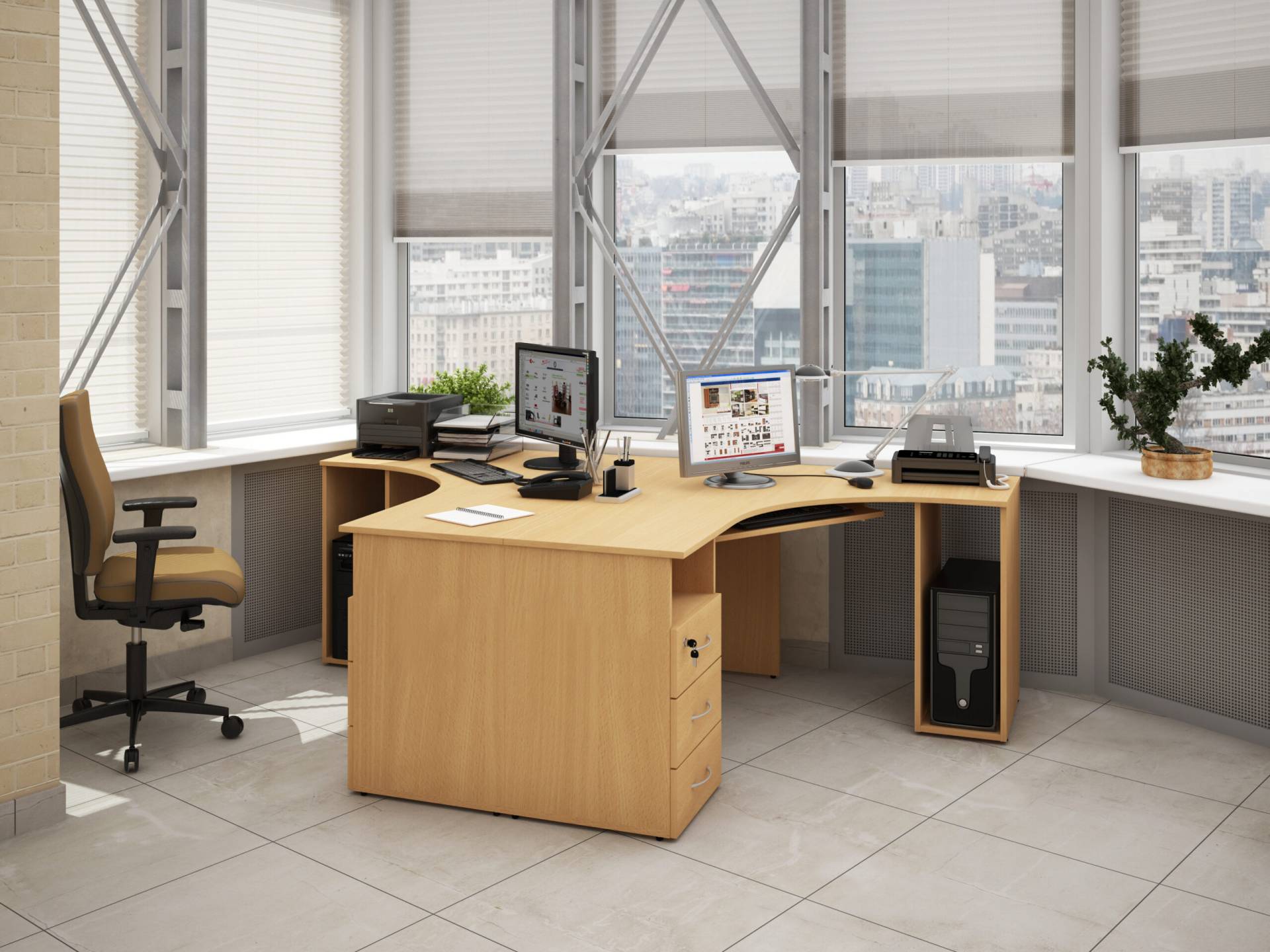 Коллекция Столица дверь С-502R, 736х396х18 мм, дуб сонома - 7