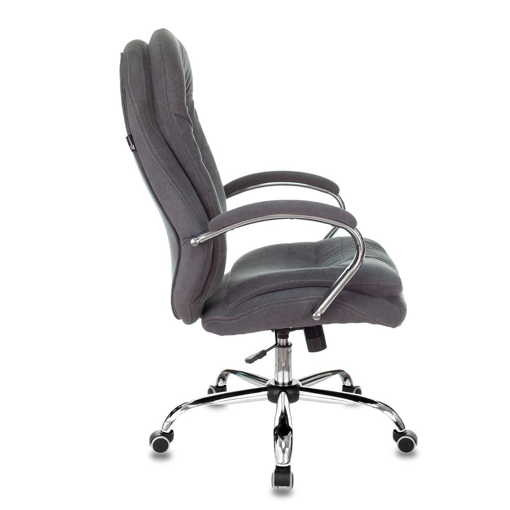Кресло руководителя "Бюрократ T-9950SL Fabric", ткань, металл, серый - 3