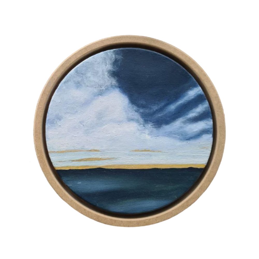 Холст на подрамнике круглый "Holst.by", хлопок, 30 см, 280 г/м2 - 2