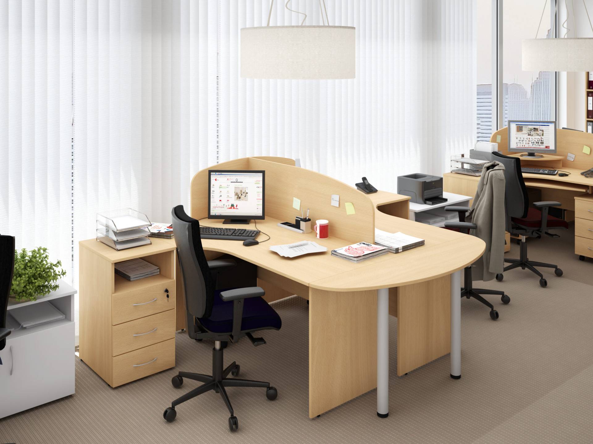 Коллекция Столица стеллаж С-112, 400х337х780 мм, бук - 5