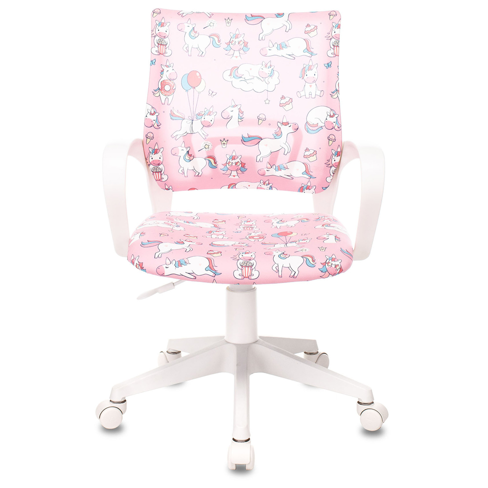 Кресло детское Бюрократ BUROKIDS 1W, ткань, пластик, розовый - 2