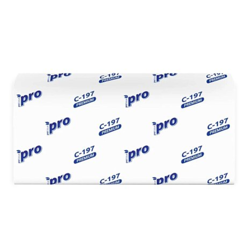 Полотенца бумажные  PROtissue V - сложение 200 листов, 2 слоя, 100% целлюлоза - 3