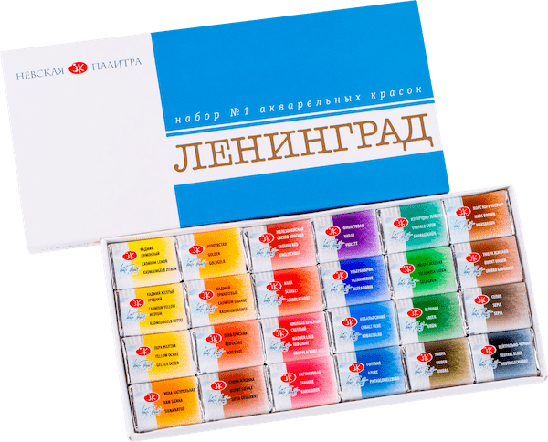 Набор акварельных красок "Ленинград. Белые ночи"