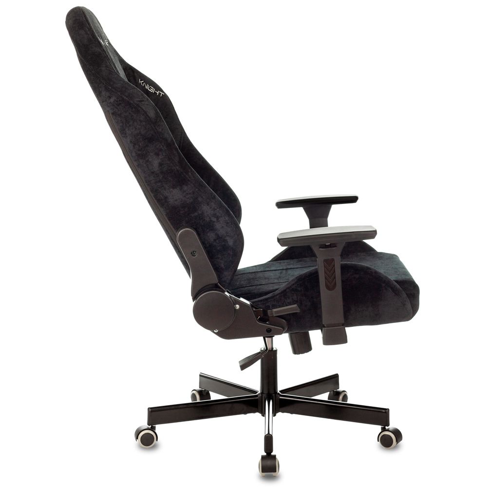 Кресло игровое Бюрократ Knight N1 Fabric, ткань, черный - 9