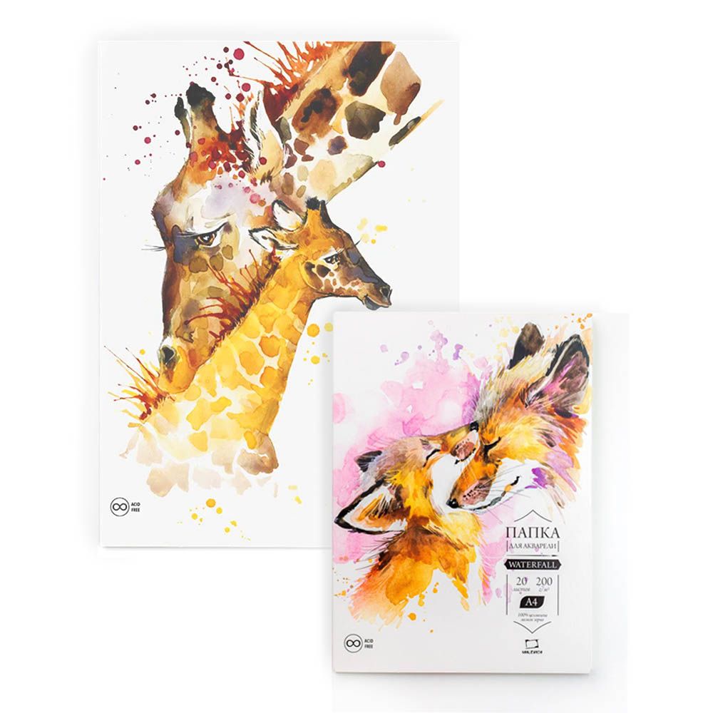 Блок бумаги для акварели "Waterfall"